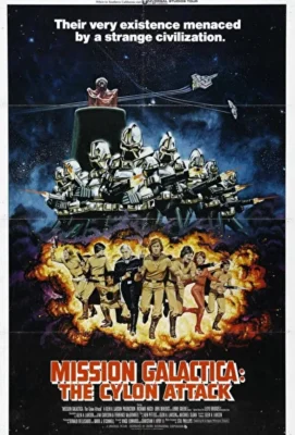 Смотреть Звездный крейсер Галактика: Атака сайлонов (1979) онлайн в хорошем качестве 720-1080 HD, бесплатно на русском языке